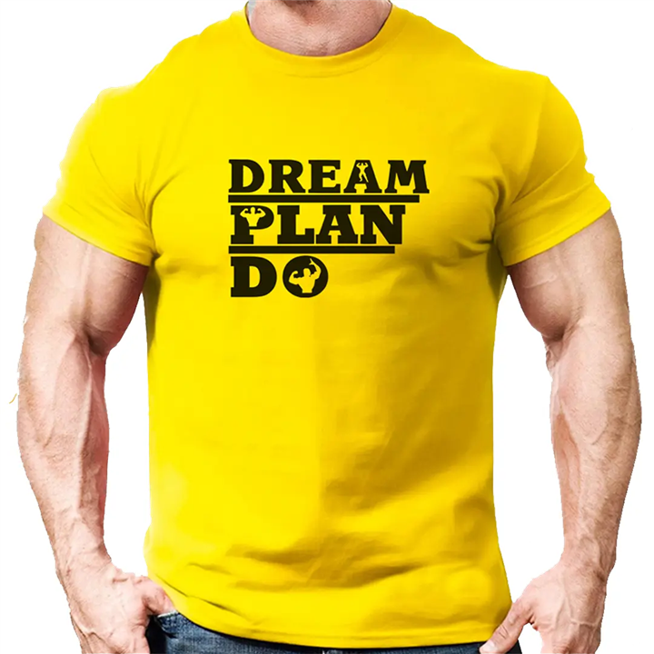 تیشرت انگیزشی DREAM PLAN DO مردانه کد 9196